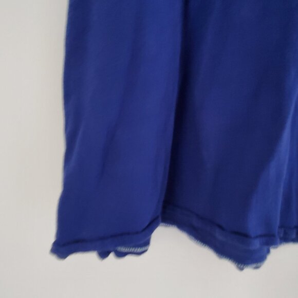 JOHN VARVATOS U.S.A. Men's Blue Peace Polo Shirt Size Medium Embroidered Motif - Picture 4 of 8